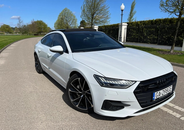 Audi A7 cena 244500 przebieg: 104000, rok produkcji 2019 z Gdynia małe 436